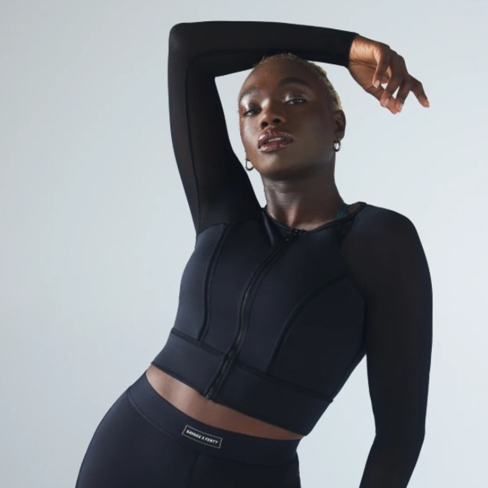 Savage X Fenty Crop Top Long Sleeve